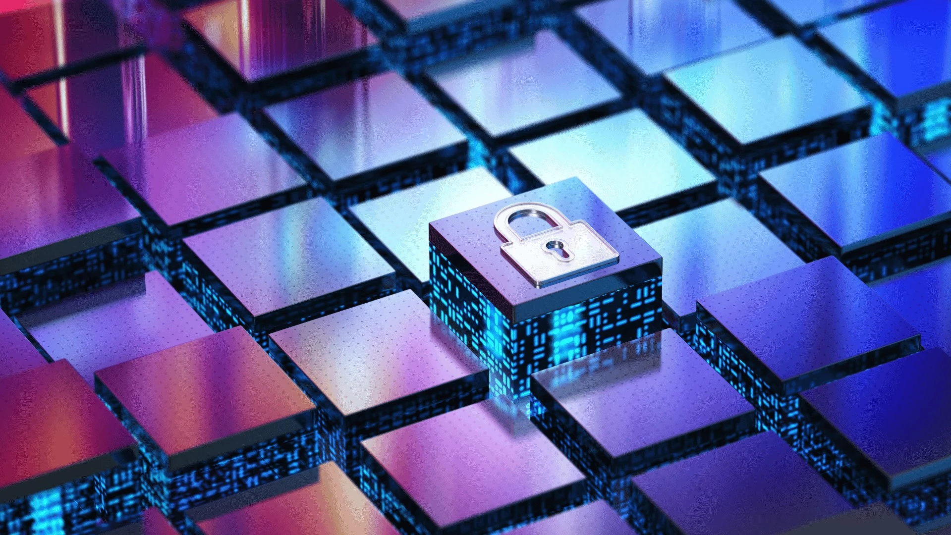 photo illustrative avec un cadenas pour la sécurité informatique